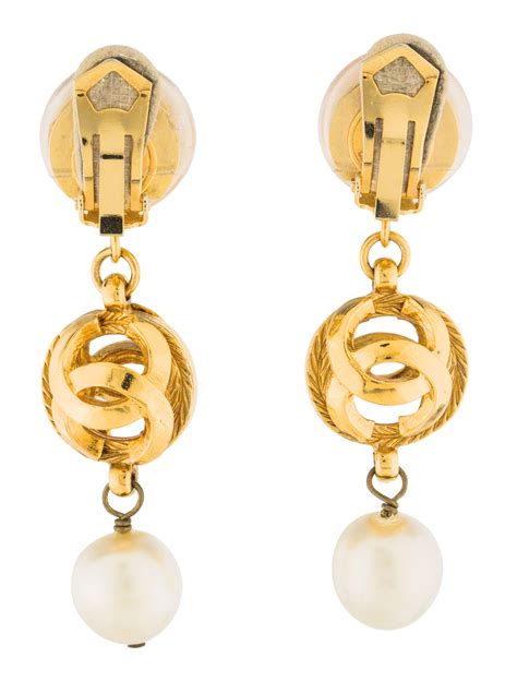 faux chanel earrings